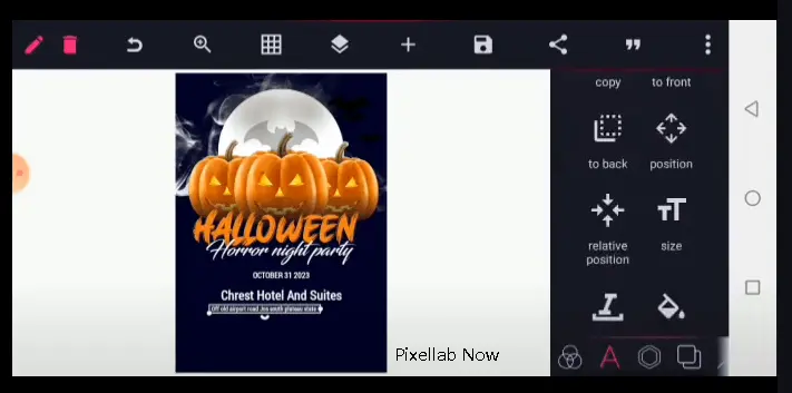 Halloween party flyer design on pixellab 5 halloween party poster design